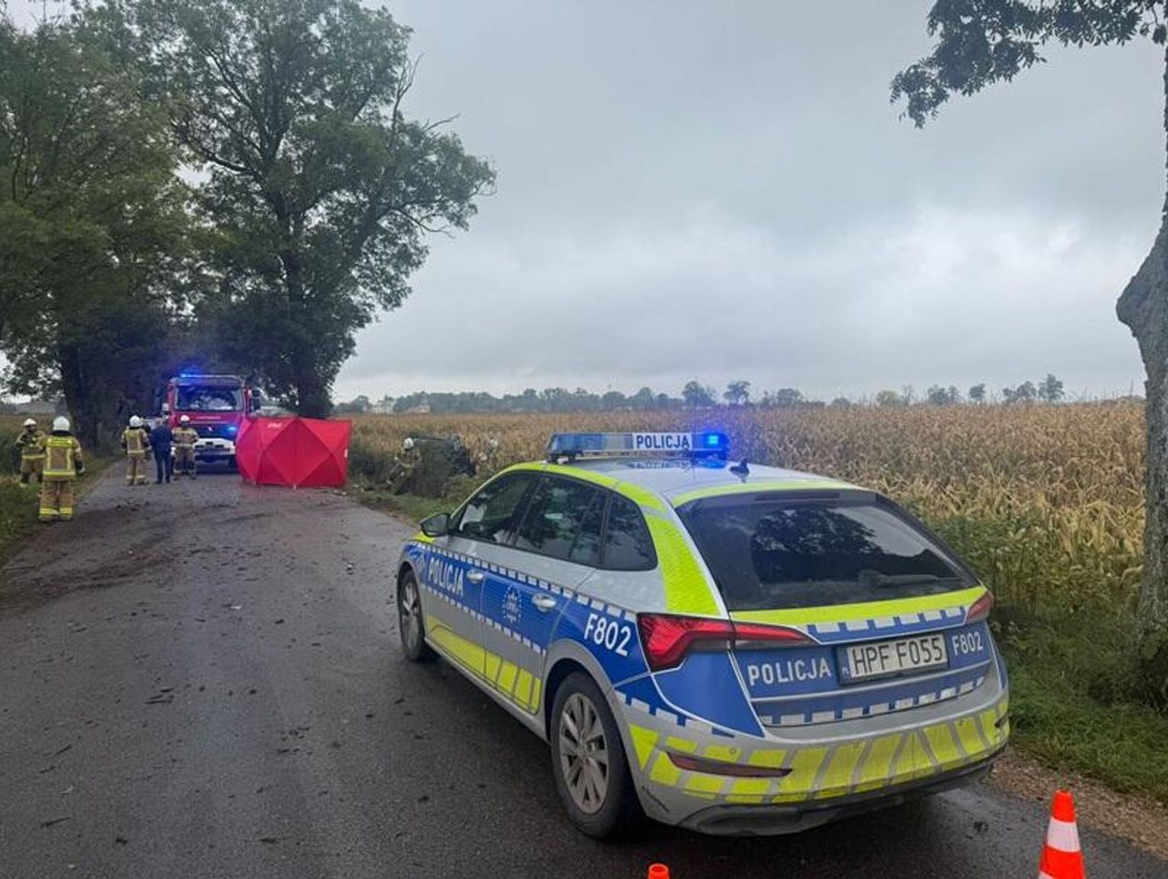 Łanięta: Tragiczny wypadek. Nie żyje 54-letni mężczyzna