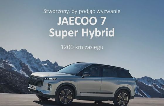 Samochód marki Omoda &amp; Jaecoo promowany w Kanale Zero