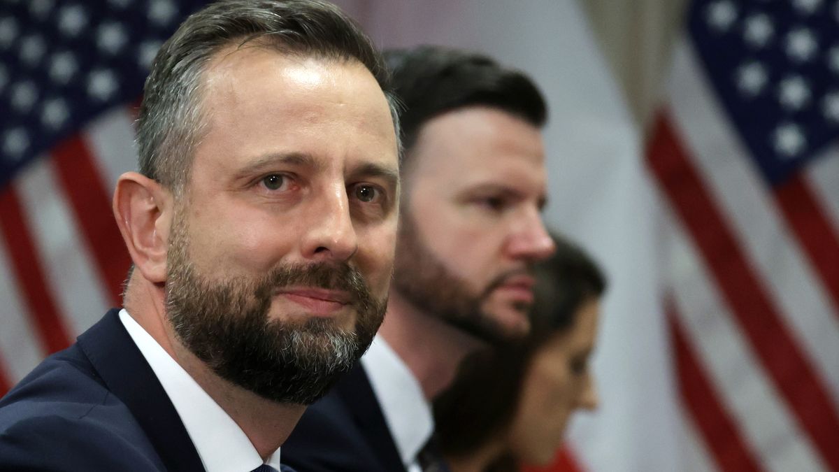 ARLINGTON, VIRGINIA - AUGUST 29: Polish Defense Minister Wladyslaw Kosiniak-Kamysz (L) participates in a bilateral meeting with U.S. Secretary of Defense Lloyd Austin at the Pentagon on August 29, 2024 in Arlington, Virginia. Secretary Austin met with Minister Kosiniak-Kamysz after defense contractor Lockheed Martin officially presented the first F-35 fighter jet that was purchased by the Polish military. (Photo by Alex Wong/Getty Images)