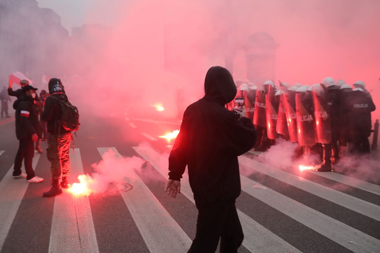 Marsz Niepodległości w Warszawie