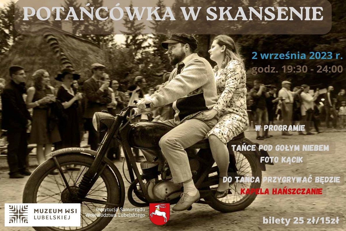 Potańcówka w skansenie, plakat