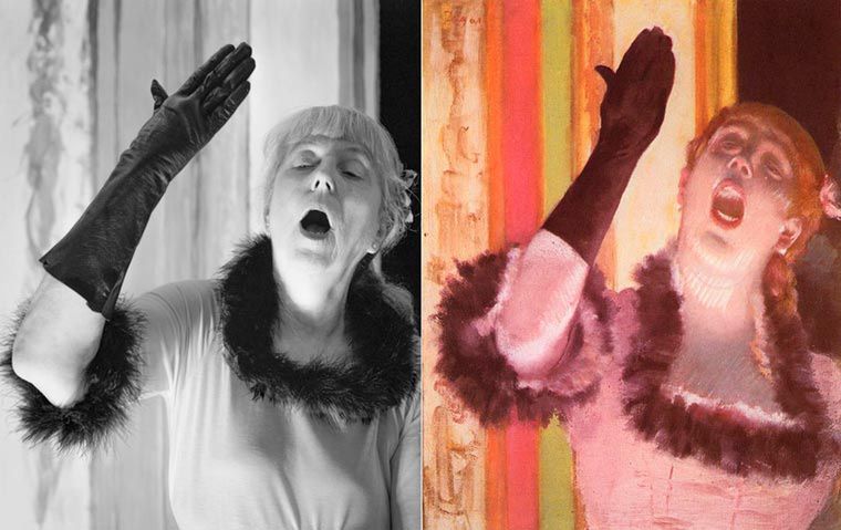 65-letnia kobieta odtwarza znane obrazy w fantastyczny sposób 2