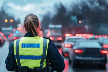 Akcja podlaskiej policji "Bezpieczna droga". Drogówka sprawdza z jaką prędkością jeżdżą kierowcy