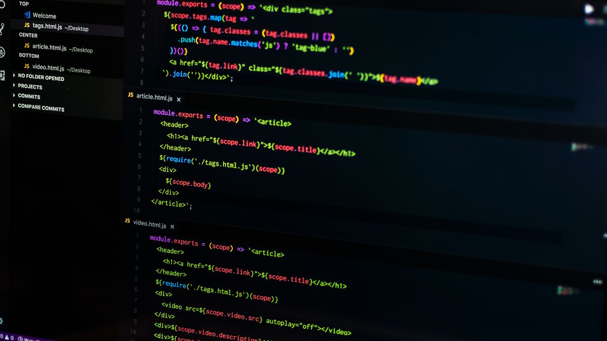 Pliki, komputer, kod, programowanie