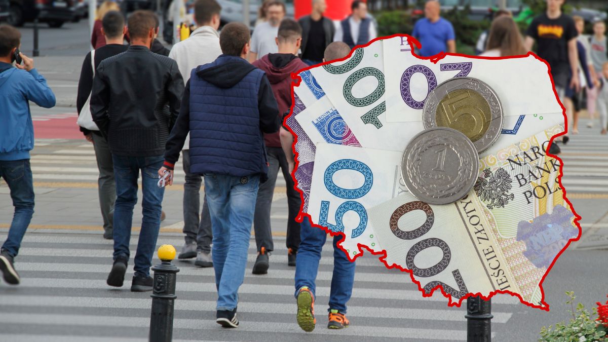 Zarobki Polaków w województwie mazowieckim