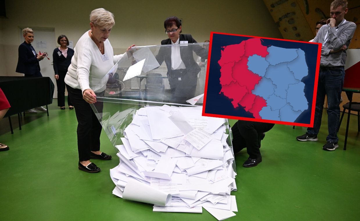 Kto wygrał w województwach? Late poll jasno wskazuje