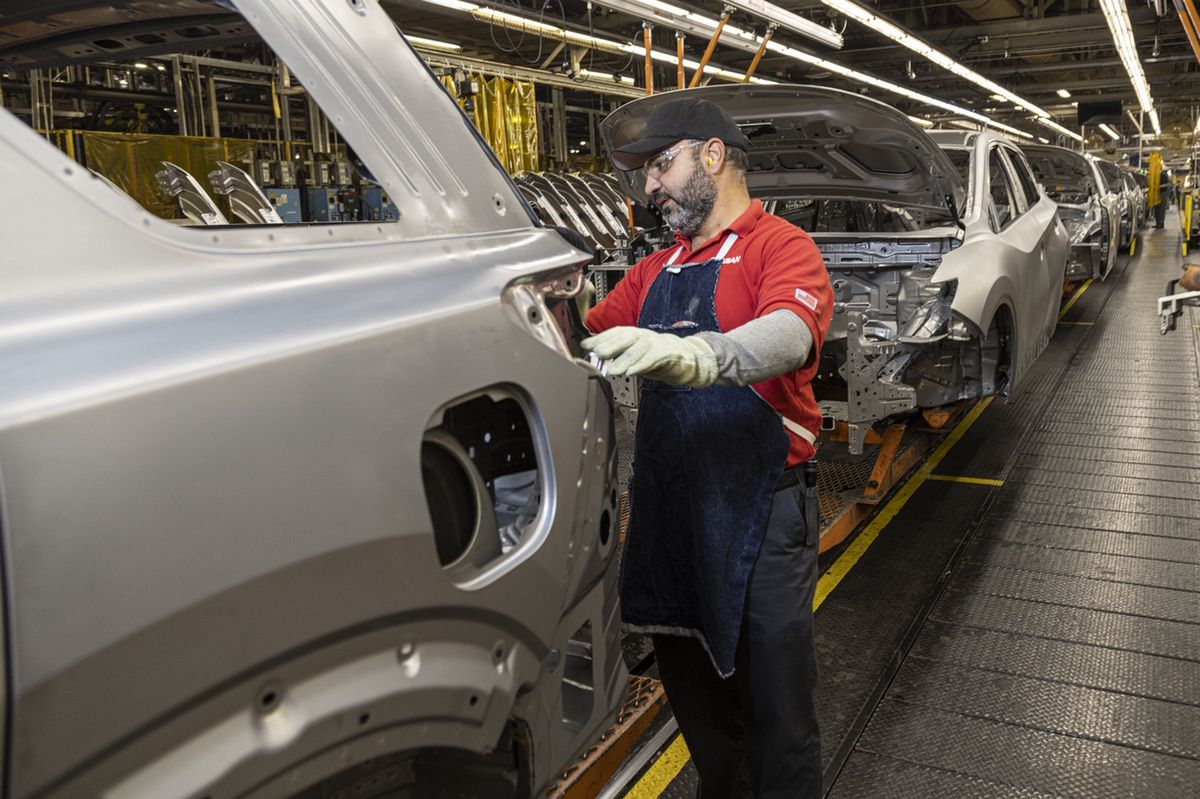 Production of Nissan in the USA