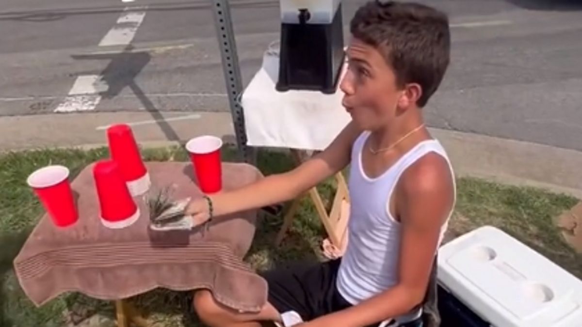 Młody piłkarz nie mógł w to uwierzyć