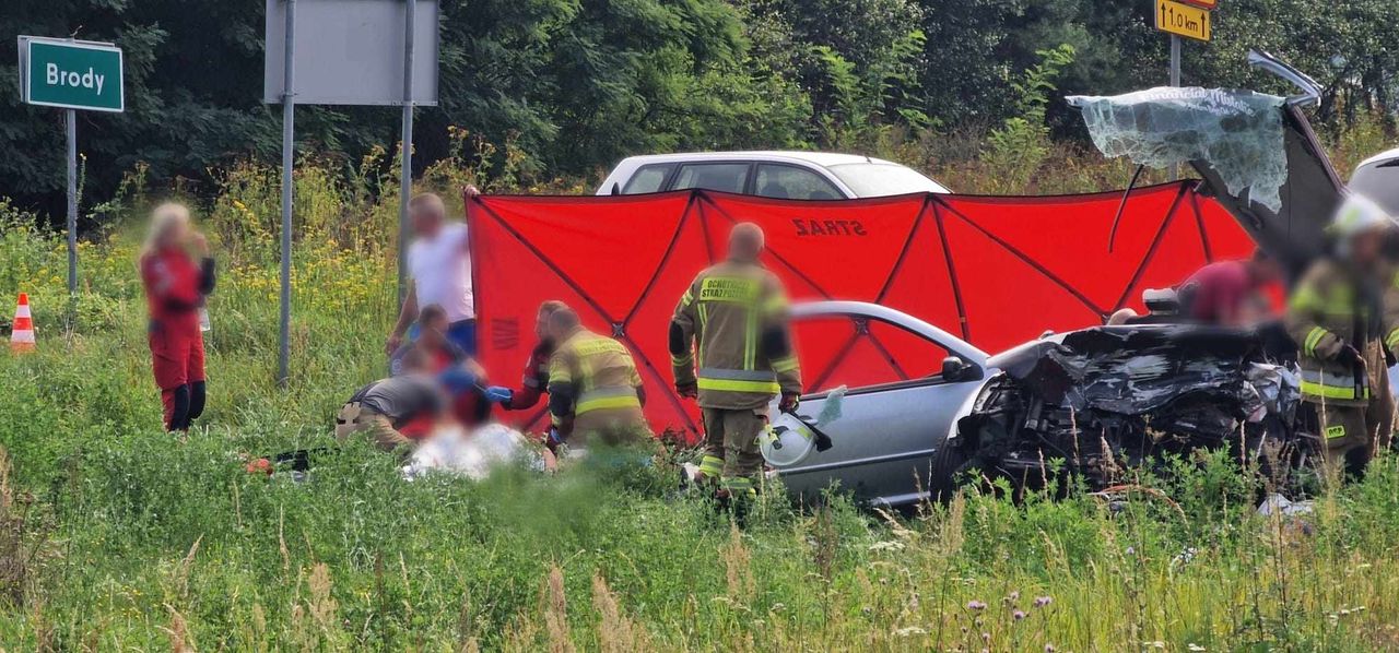 Makabryczny wypadek w Brodach Dużych! [FOTO/VIDEO]