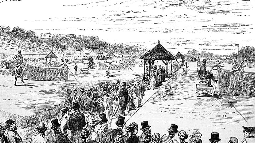Pierwszy turniej Wimbledonu rozegrano w 1877 roku.