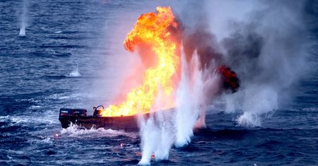 Akcja Royal Navy na Karaibach. Brytyjczycy zatopili wrogą jednostkę