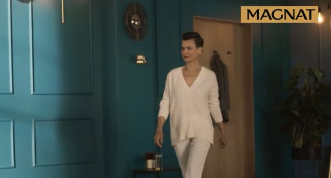 Danuta Stenka z magią domu reklamuje farby Magnat (wideo)