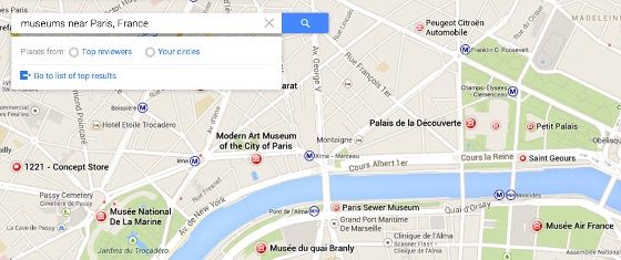 nowe mapy google wyszukiwanie