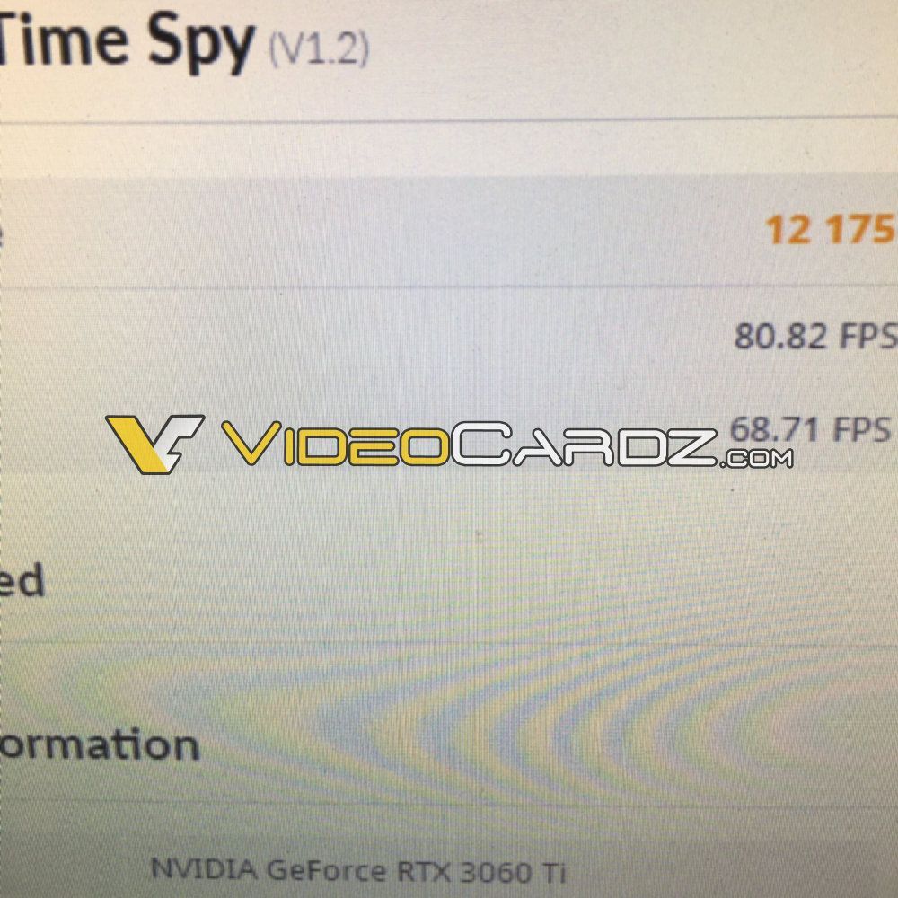 Nvidia GeForce RTX 3060Ti - wydajność w 3DMark Time Spy