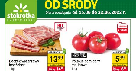 Stokrotka nowa gazetka 15.06-22.06. Promocje w Stokrotka od środy 15 czerwca