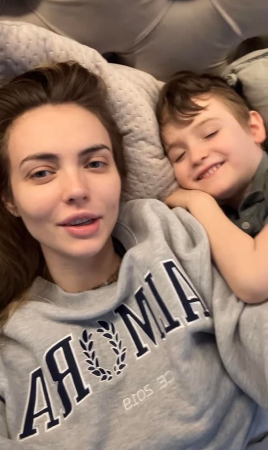 Marcela Leszczak z synem