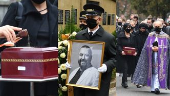 Pogrzeb Dariusza Gnatowskiego. Urna z prochami i tłum żałobników w maseczkach (ZDJĘCIA)
