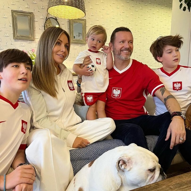 Małgorzata Rozenek i Radosław Majdan meldują gotowość na mecz Polska - Szwecja