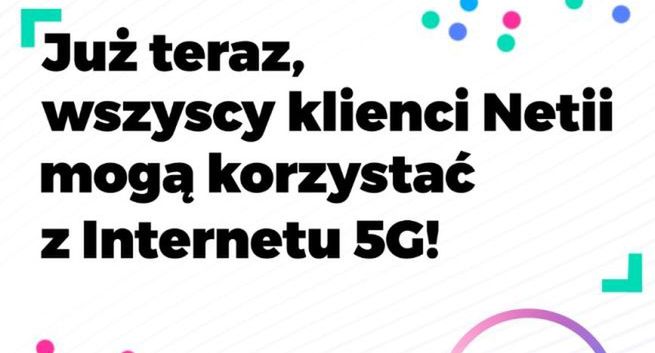 Netia udostępnia 5G wszystkim swoim abonentom