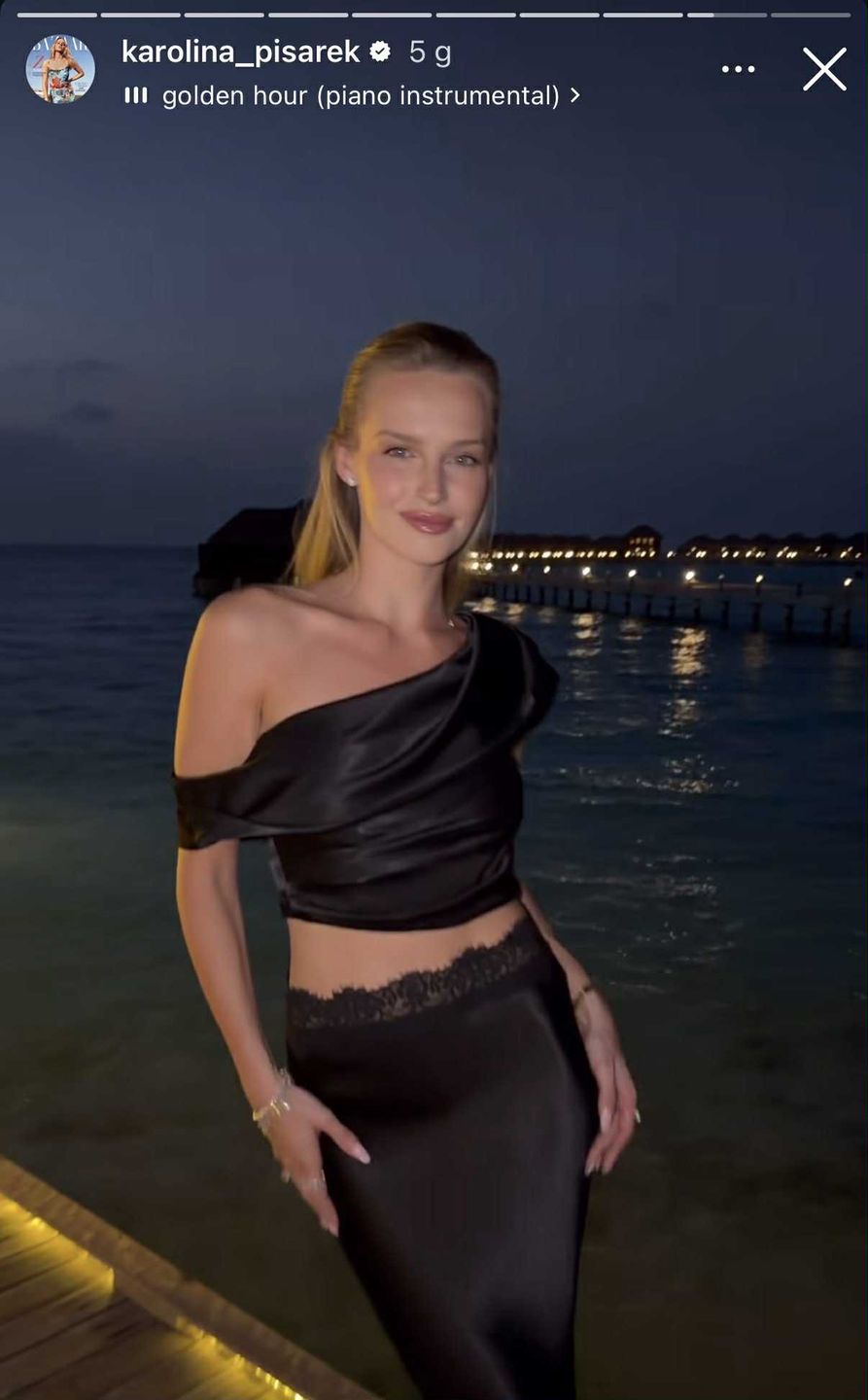 Karolina Pisarek wypoczywa na Malediwach