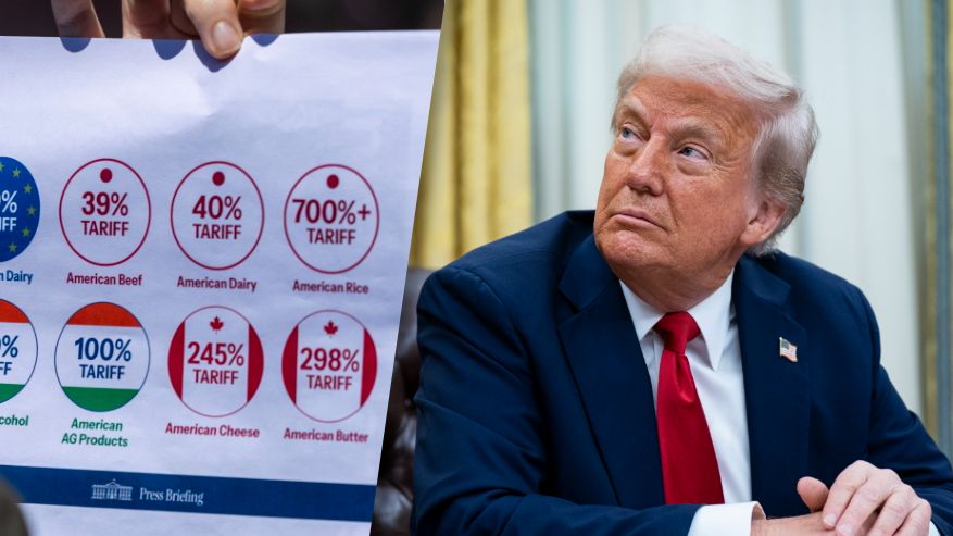 Propagandowe nagranie Trumpa i Białego Domu