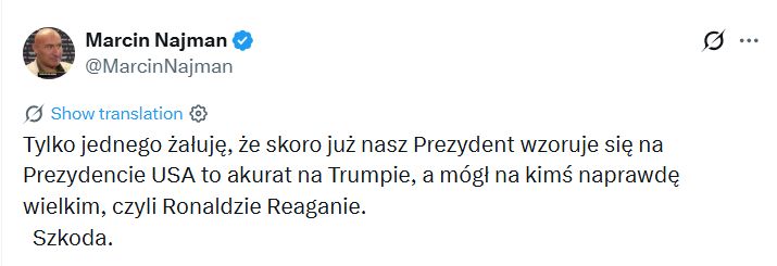 Wpis Marcina Najmana