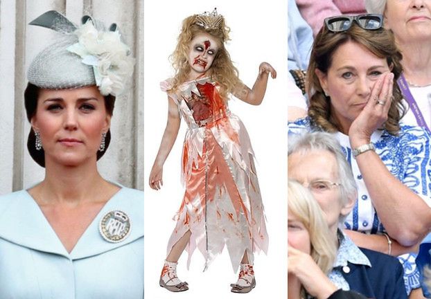 Matka Kate Middleton sprzedaje stroje ZAKRWAWIONEJ KSIĘŻNICZKI na Halloween. "TO OBRZYDLIWE I CHORE" (FOTO)