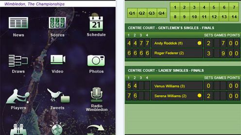Wimbledon 2010 na iPhone’a 1