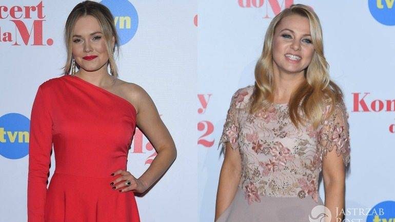 Magdalena Lamparska i Katarzyna Bujakiewicz w sukienkach od Sylwii Majdan