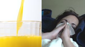 Najlepszy drink na grypę i przeziębienie. Pij sok pomarańczowy, gdy jesteś chory (WIDEO)