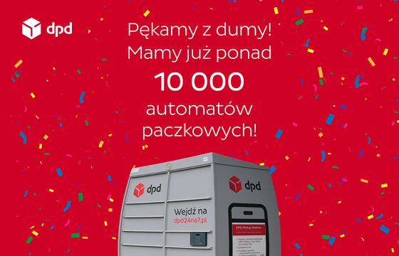 DPD Polska zainstalowała ponad 10 tys. automatów paczkowych w sieci DPD Pickup. Sieć obejmuje już ponad 32 tys. punktów i automatów paczkowych