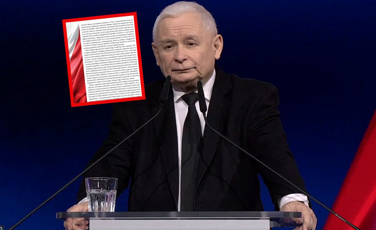 Jarosław Kaczyński, pis, stowarzyszenie, fundacja Kaczyński prosi o wpłaty. Nowy projekt PiS