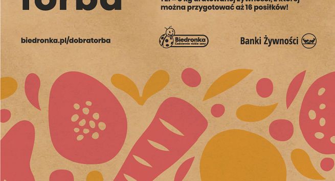 Biedronka wprowadziła papierowe torby, część wpływów ze sprzedaży przekaże Bankom Żywności