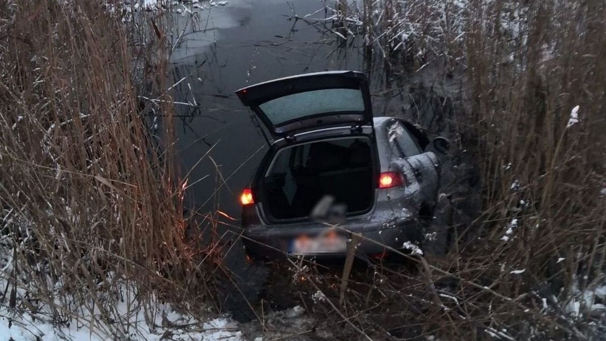 Seat wylądował w stawie