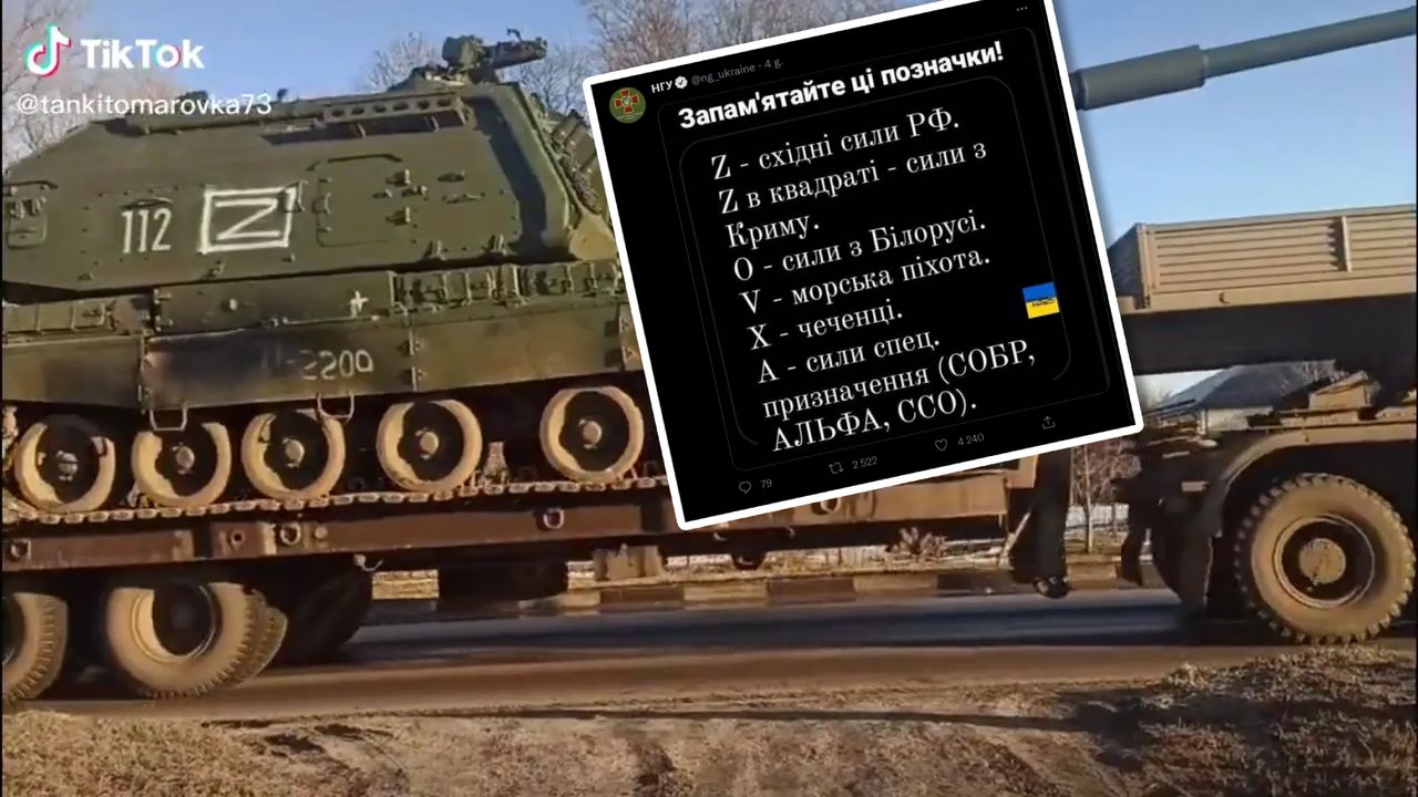Sukces Ukrainy. Rozszyfrowali tajemnicze symbole Rosjan