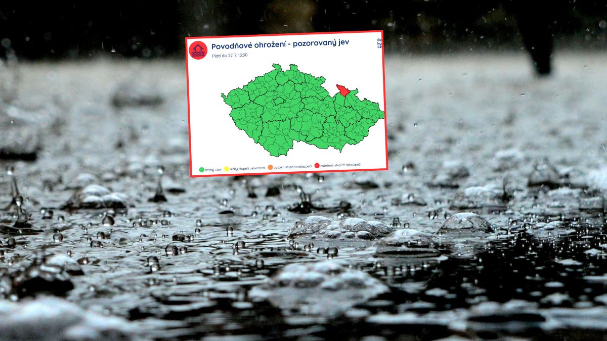 Służby alarmują - w Czechach jest zagrożenie powodziowe