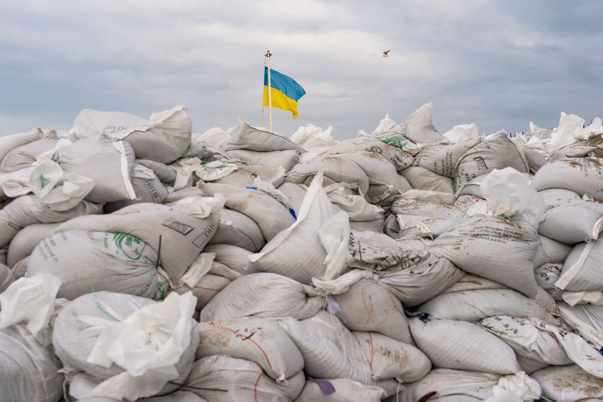 Український прапор (Photo by Salwan Georges/The Washington Post via Getty Images)