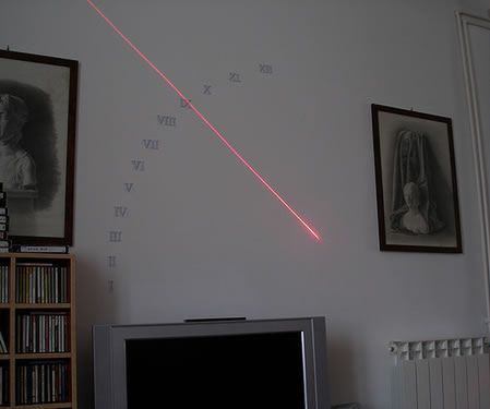 Zrób to sam: laserowy zegar