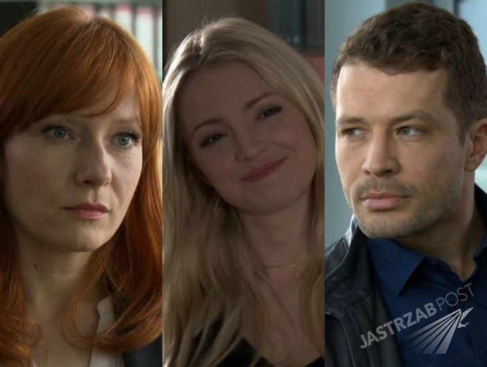 M jak miłość, Joanna (Barbara Kurdej-Szatan), Agnieszka (Magdalena Walach), Tomek (Andrzej Młynarczyk), fot. mjakmilosc.tvp.pl