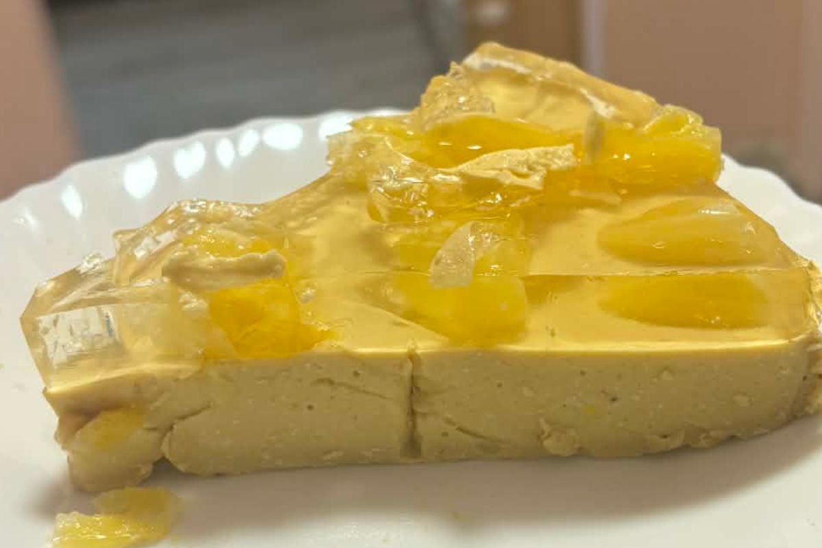 Domowy fit sernik mango jest świetny na redukcję