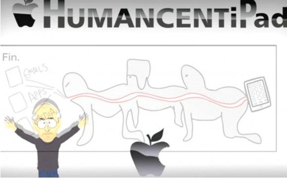 HUMANCENTiPAD - South Park wyśmiewa się z Jobsa i iPada 2