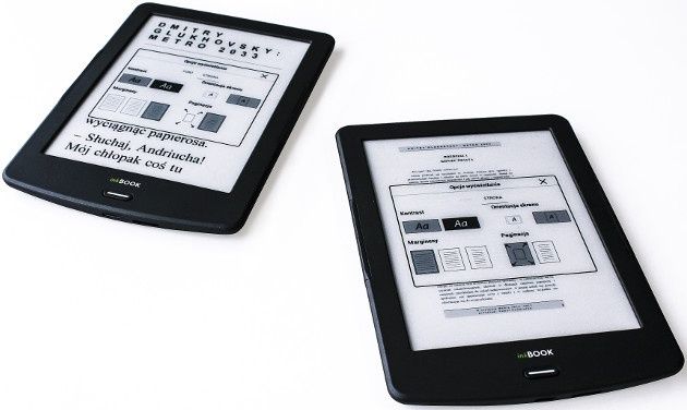 inkBOOK e-book rozmiar