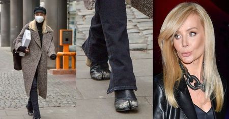 Agnieszka Woźniak-Starak o botkach przypominających krowie racice: "To są moje buty, ja je lubię i mnie się podobają"