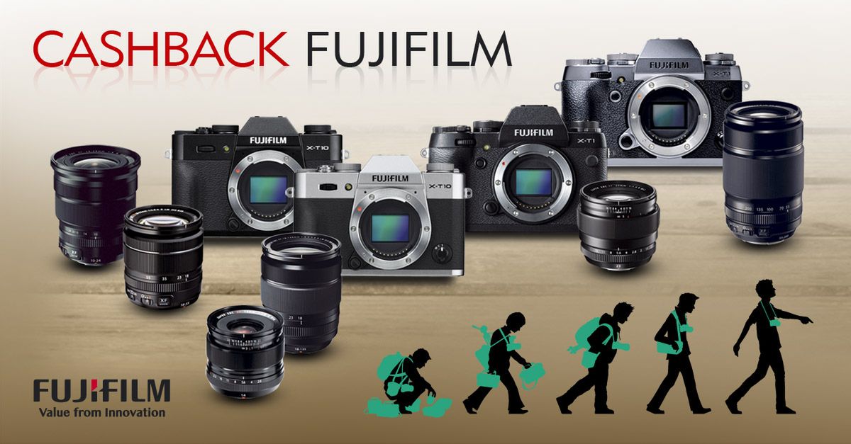Cashback od Fujifilm - X-T1, X-T10 i obiektywy z dużymi zniżkami 1