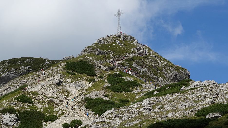 Tatry. Krzyż na Giewoncie