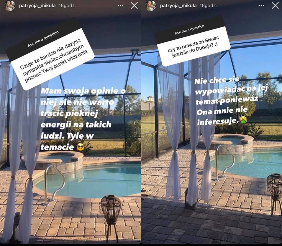 Patrycja Mikula o Natalii Siwiec