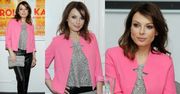 Katarzyna Glinka w różowej marynarce! (FOTO)