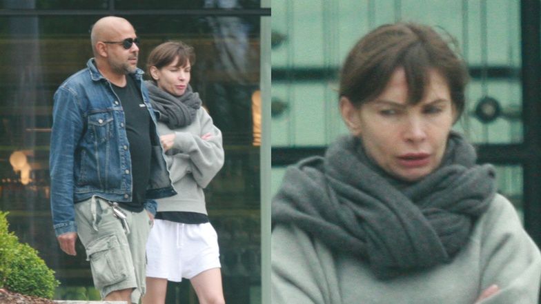 Agnieszka Dygant na wczasach z rodziną