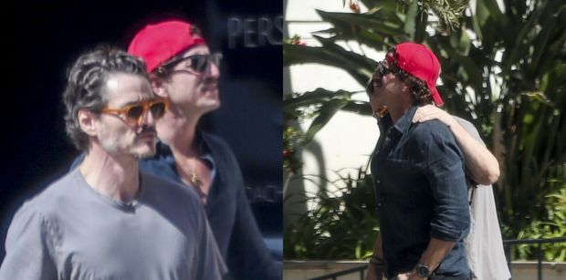Pedro Pascal OBEJMUJE przystojnego piłkarza podczas spaceru (ZDJĘCIA)