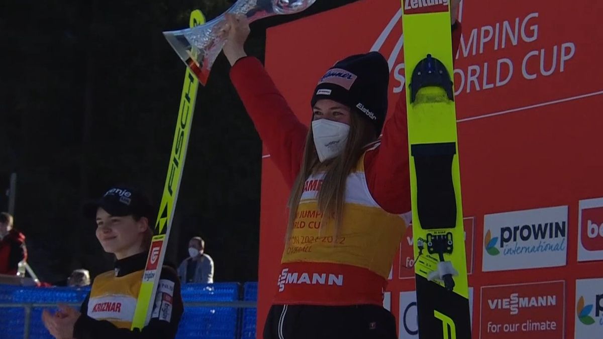 Marita Kramer na najwyższym stopniu podium 